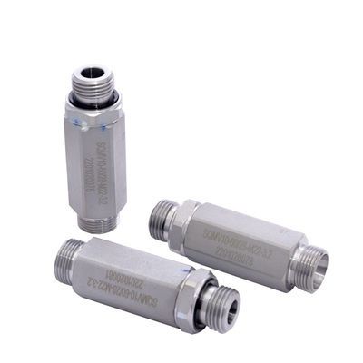 Solenoid Hydraulic Throttle Valve Steel / Iron One Way Flow Valve