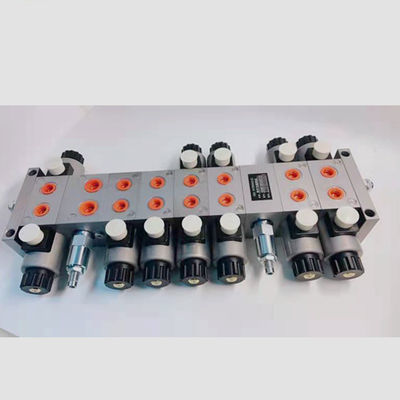 Durable 24V 6 Bank Hydraulic Valve Manifolds for Solenoid Valve Steel Block