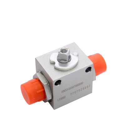 Hydraulic 2 Way 3 Way Ball Valve Direct Cut Off Valve Steel Body