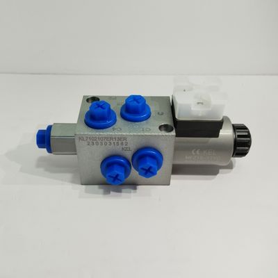 Hydraulic Electrical On Off Solenoid Valve 2 Position 6 Way Steel Iron Body
