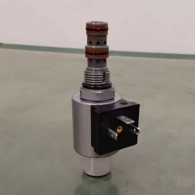 Custom 3 Way Proportional Solenoid Valve Hydraulic Steel Material