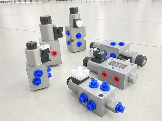 Hydraulic Electric 6 Way 2 Position Solenoid Valve With ER / DG Connector