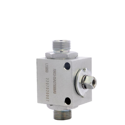 High Pressure Hydraulic Ball Valve 2 Way 2 Position Straight Type for Oil Medium